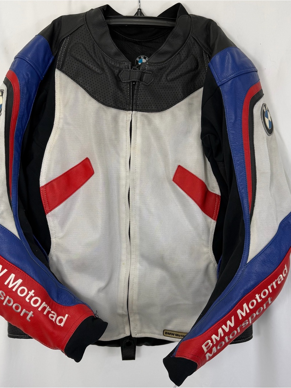 BMW Motorrad Kushitani Mesh Leather Motorcycle Jacket XXL Armor Sport Riding